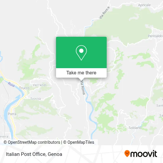 Italian Post Office map