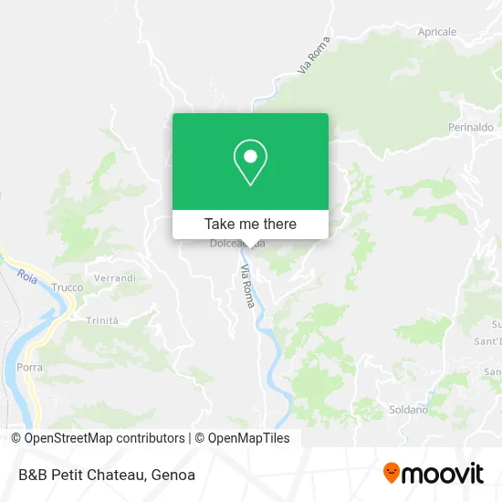 B&B Petit Chateau map