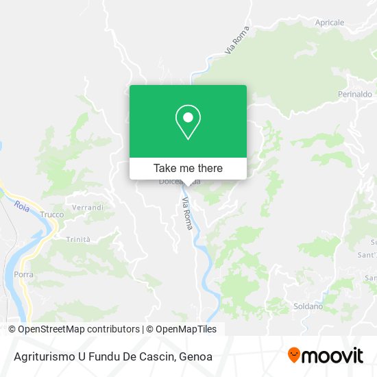 Agriturismo U Fundu De Cascin map