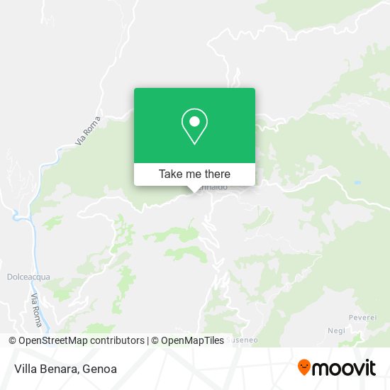 Villa Benara map