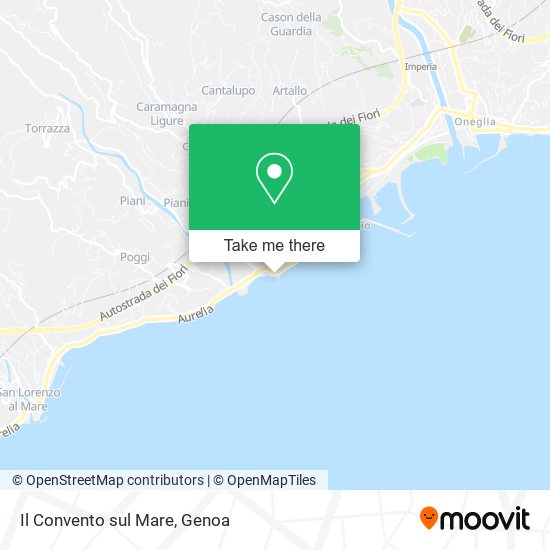 Il Convento sul Mare map