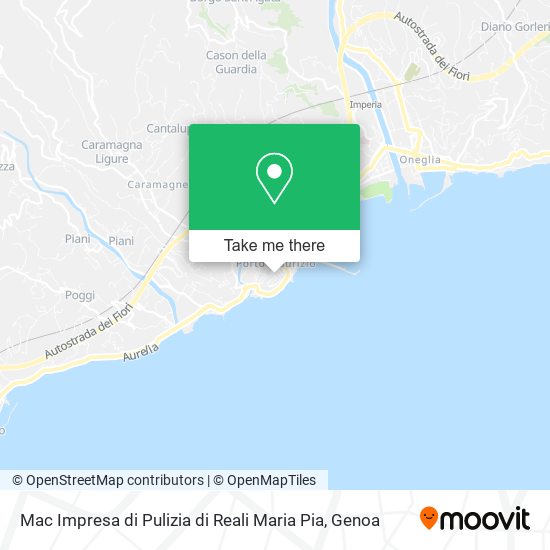 Mac Impresa di Pulizia di Reali Maria Pia map