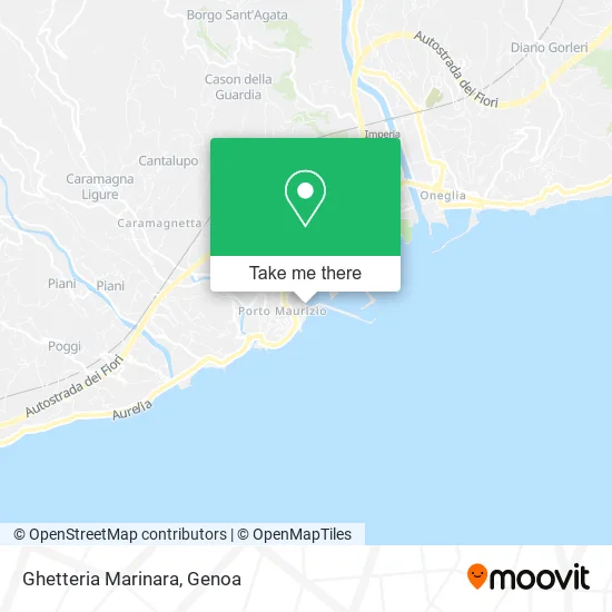 Ghetteria Marinara map