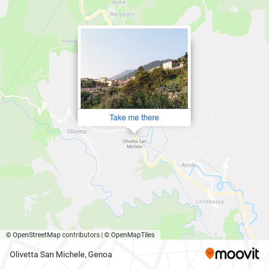 Olivetta San Michele map