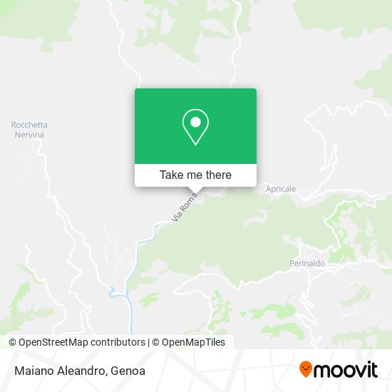 Maiano Aleandro map