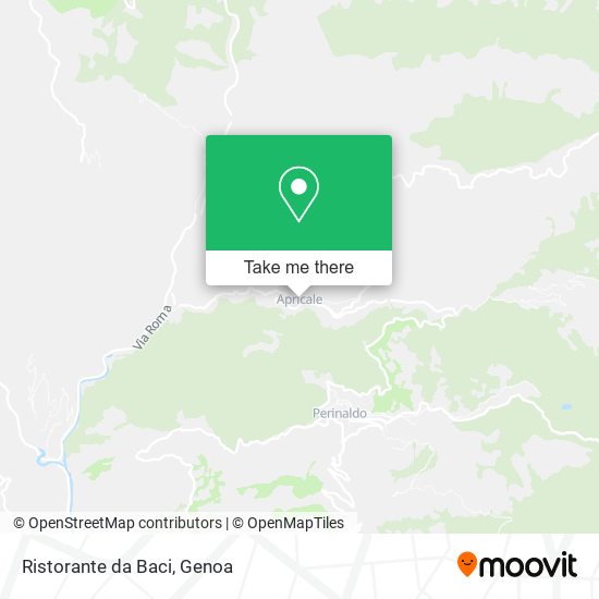 Ristorante da Baci map