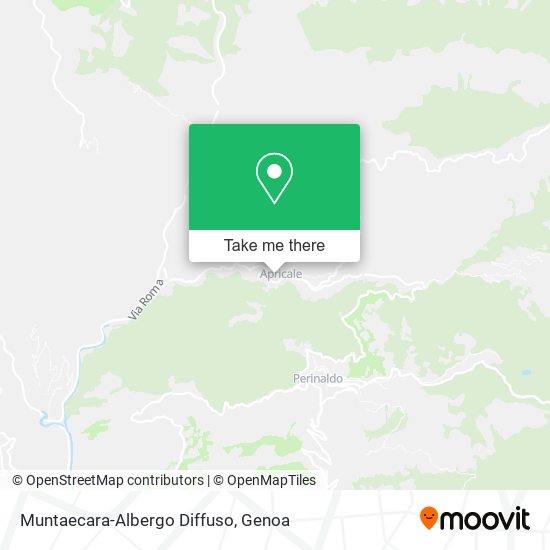 Muntaecara-Albergo Diffuso map