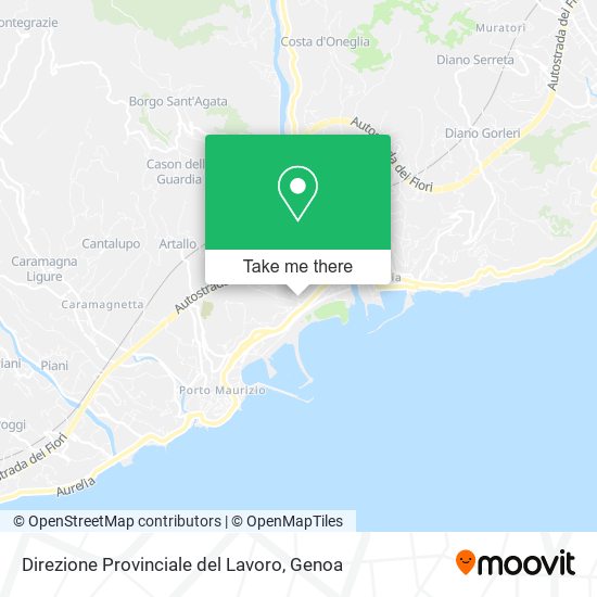 Direzione Provinciale del Lavoro map