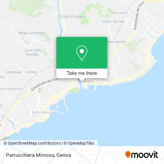 Parrucchiera Mimosa map