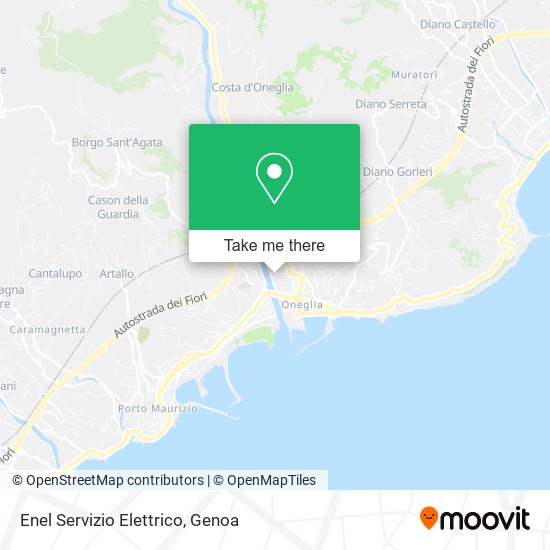 Enel Servizio Elettrico map