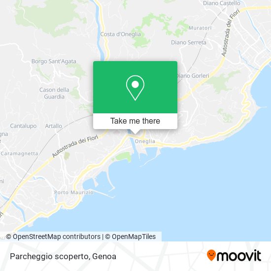 Parcheggio scoperto map