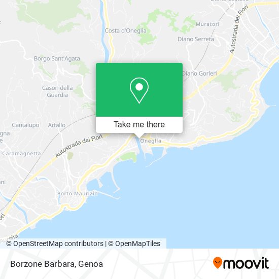 Borzone Barbara map