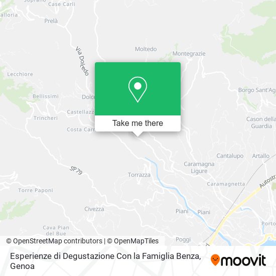 Esperienze di Degustazione Con la Famiglia Benza map