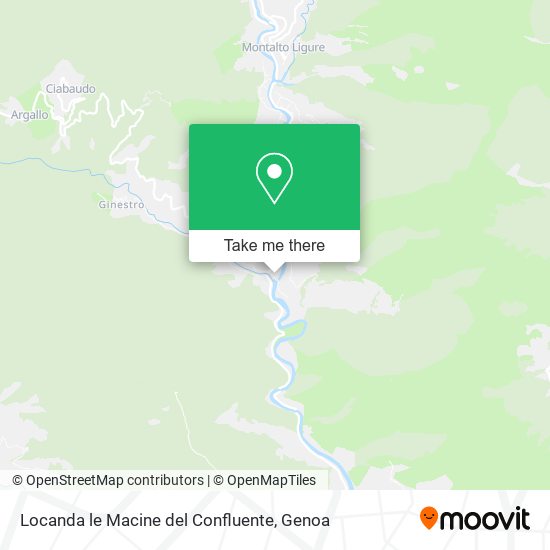 Locanda le Macine del Confluente map