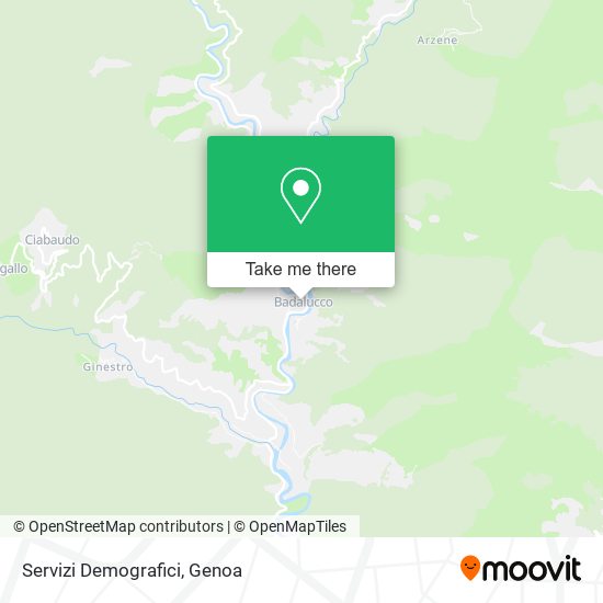 Servizi Demografici map