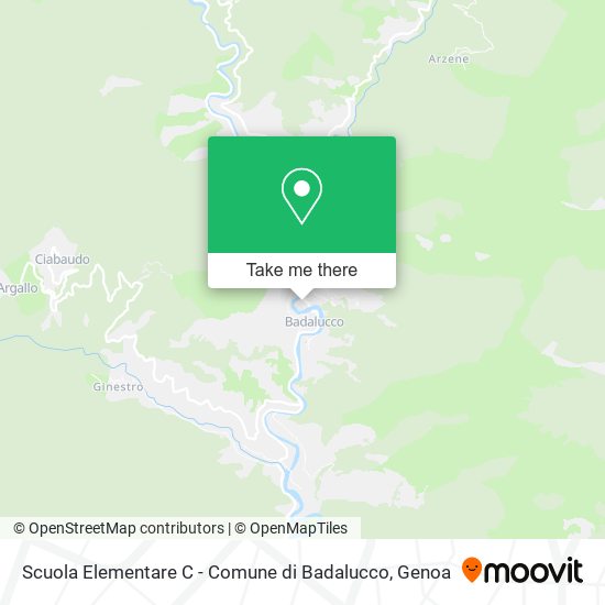 Scuola Elementare C - Comune di Badalucco map