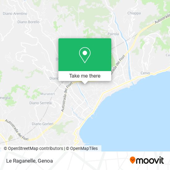 Le Raganelle map