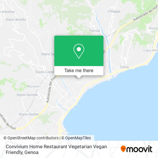 Convivium Home Restaurant Vegetarian Vegan Friendly map