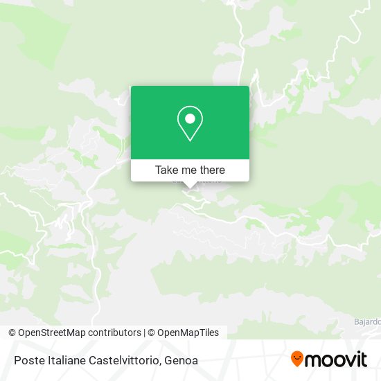 Poste Italiane Castelvittorio map