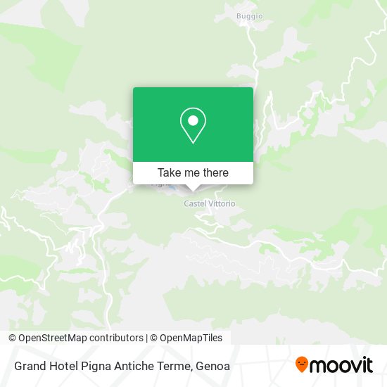 Grand Hotel Pigna Antiche Terme map