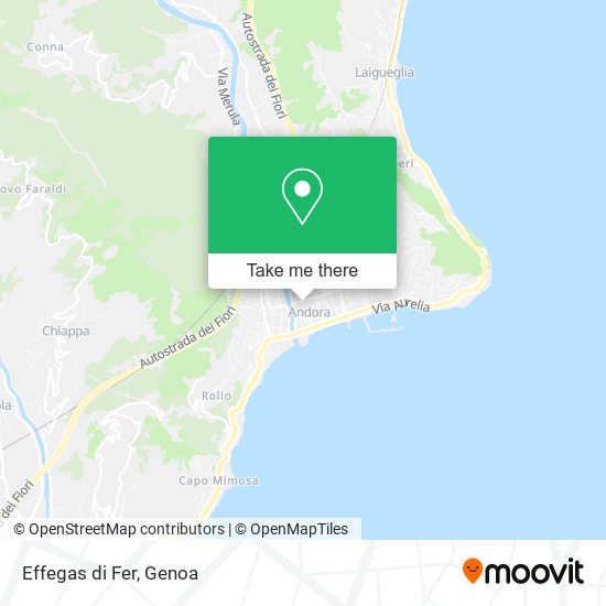 Effegas di Fer map