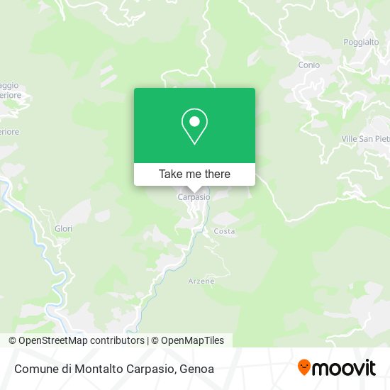 Comune di Montalto Carpasio map