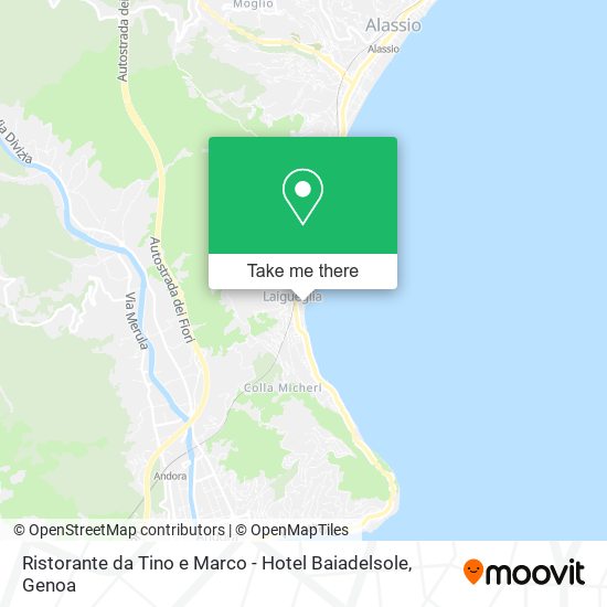 Ristorante da Tino e Marco - Hotel Baiadelsole map