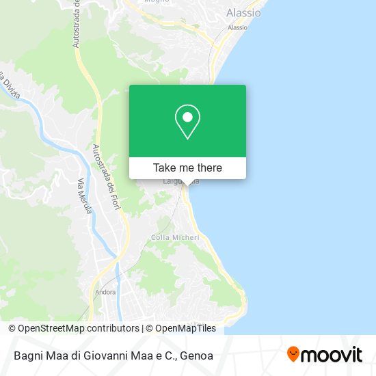 Bagni Maa di Giovanni Maa e C. map