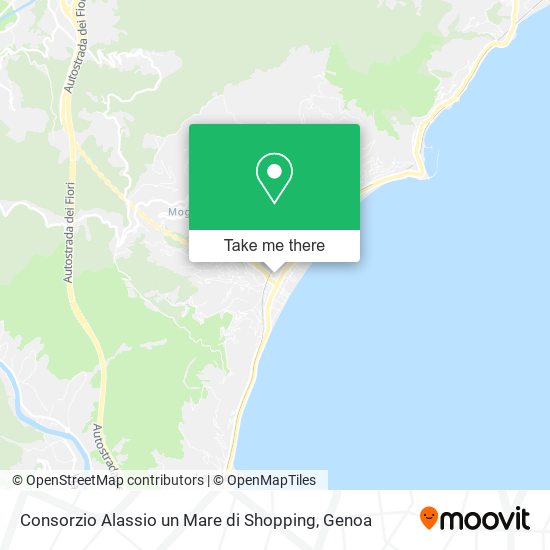 Consorzio Alassio un Mare di Shopping map