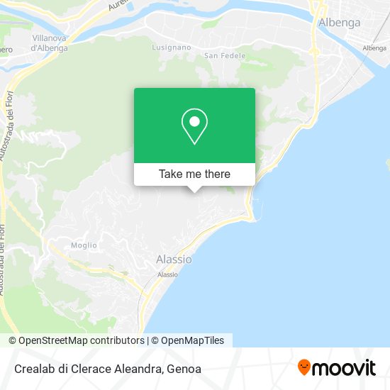 Crealab di Clerace Aleandra map