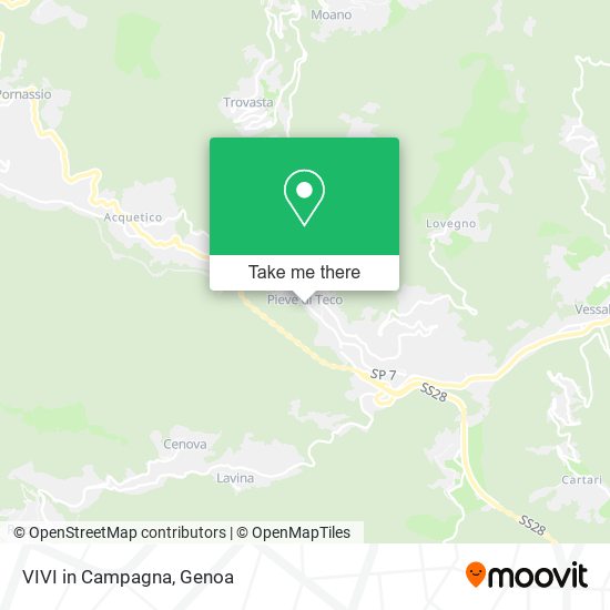 VIVI in Campagna map