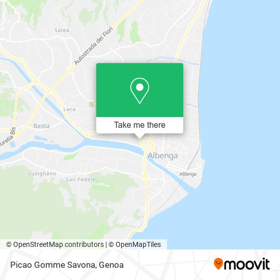 Picao Gomme Savona map
