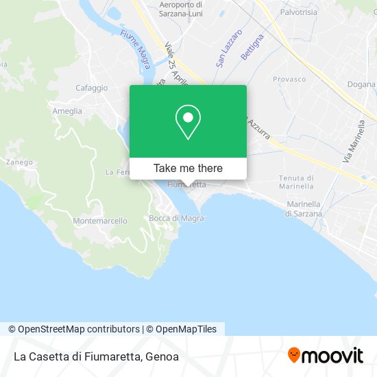 La Casetta di Fiumaretta map