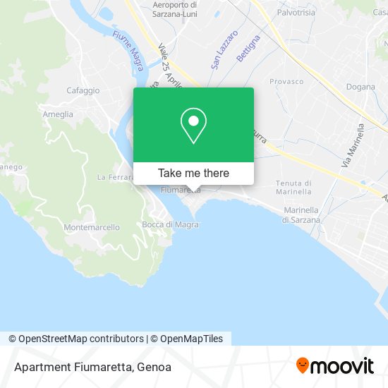 Apartment Fiumaretta map