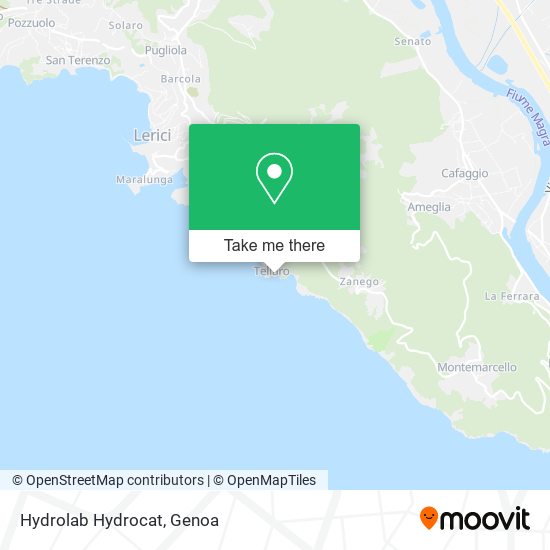 Hydrolab Hydrocat map