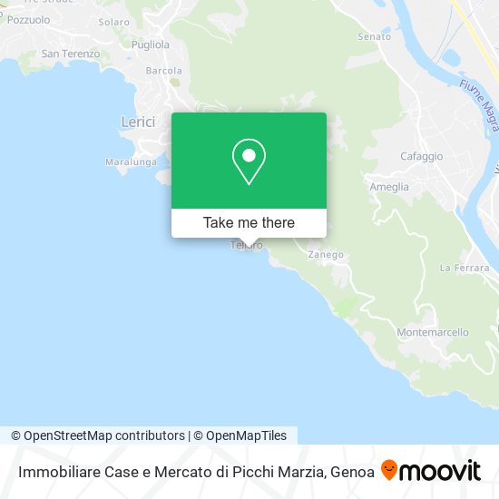 Immobiliare Case e Mercato di Picchi Marzia map