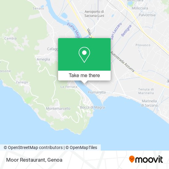 Moor Restaurant map