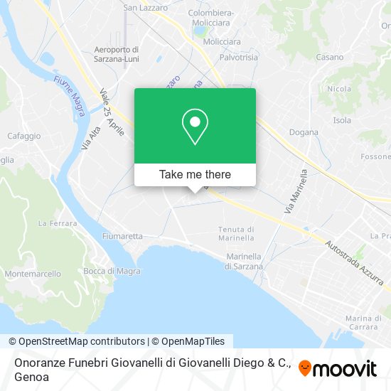Onoranze Funebri Giovanelli di Giovanelli Diego & C. map