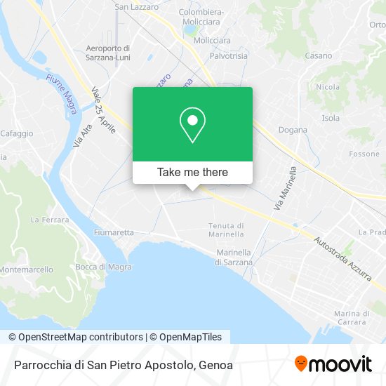 Parrocchia di San Pietro Apostolo map