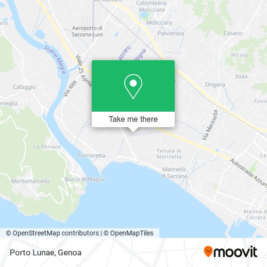 Porto Lunae map