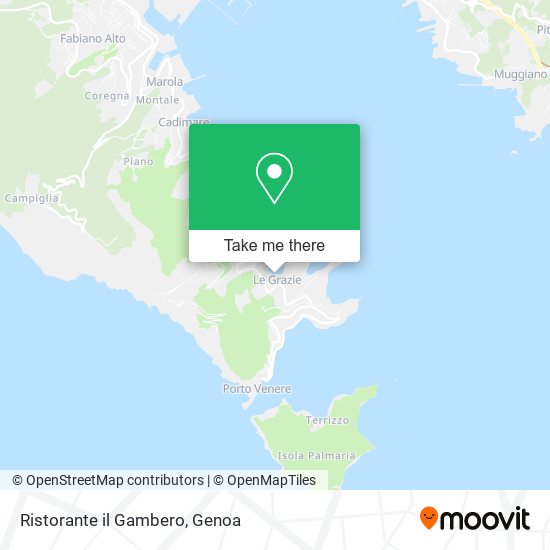 Ristorante il Gambero map