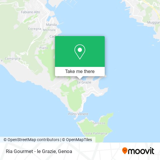 Ria Gourmet - le Grazie map