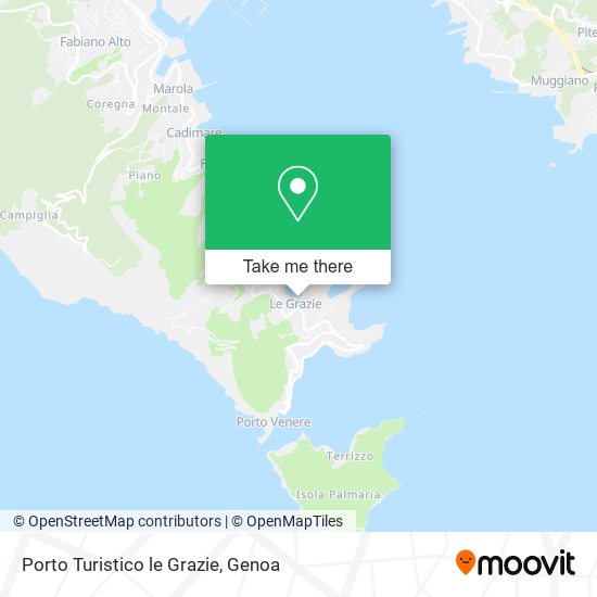Porto Turistico le Grazie map