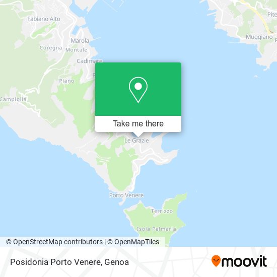 Posidonia Porto Venere map
