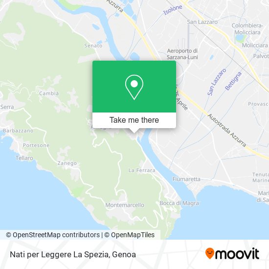 Nati per Leggere La Spezia map