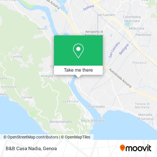 B&B Casa Nadia map
