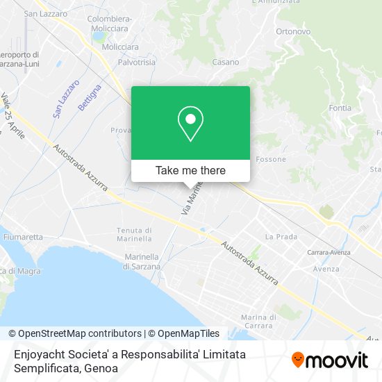 Enjoyacht Societa' a Responsabilita' Limitata Semplificata map