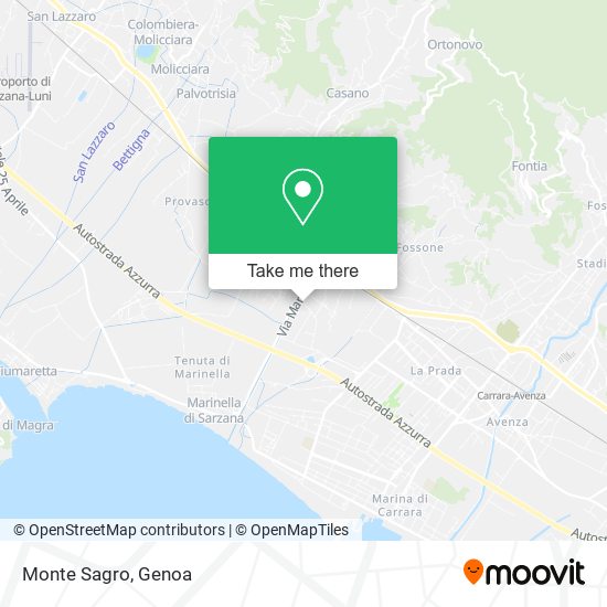 Monte Sagro map