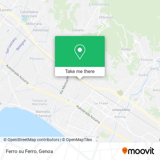 Ferro su Ferro map