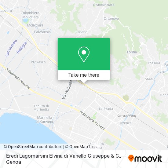 Eredi Lagomarsini Elvina di Vanello Giuseppe & C. map